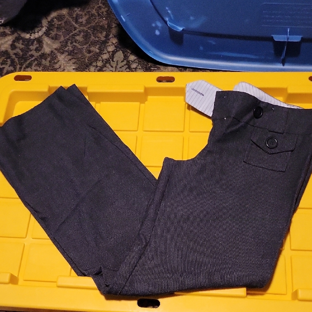 Charlotte Russe Black and White Striped Pants